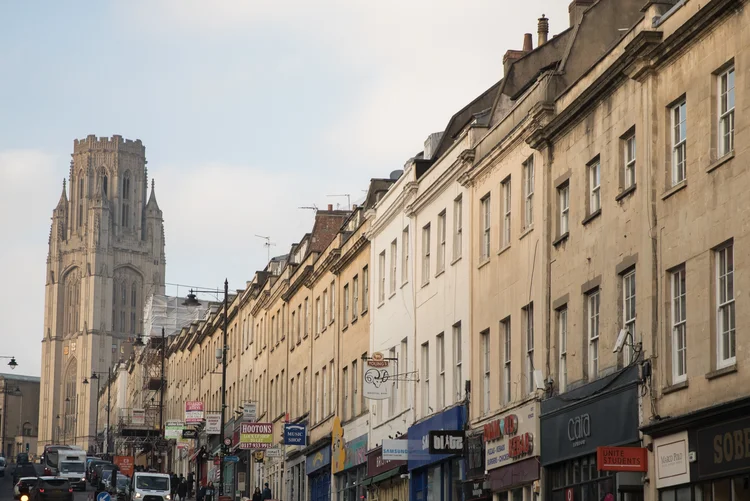 Bristol: a cidade liberal tem muitos imigrantes e fica a cerca de 120 quilômetros a oeste de Londres (Matt Cardy/Getty Images)