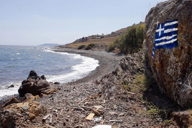 Resgate: a maioria dos resgates na Grécia acontecem no mar Egeu (Milos Bicanski/Getty Images)