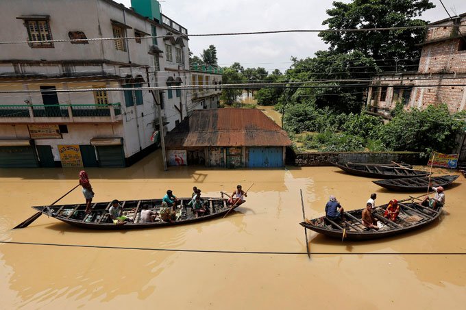Número de mortos por inundações na Índia chega a 126