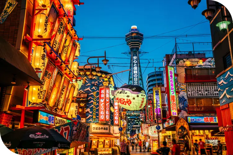 Osaka, no Japão (iStock/Getty Images)