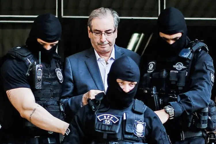 Cunha: a defesa alega que a suposta existência de recursos ocultos no exterior é uma ilação, sendo portanto imprestável para justificar a prisão (Heuler Andrey/AFP)