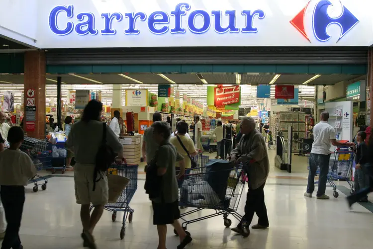Carrefour: as ações ofertadas começam a ser negociadas em 20 de julho (Adam Berry/Bloomberg)