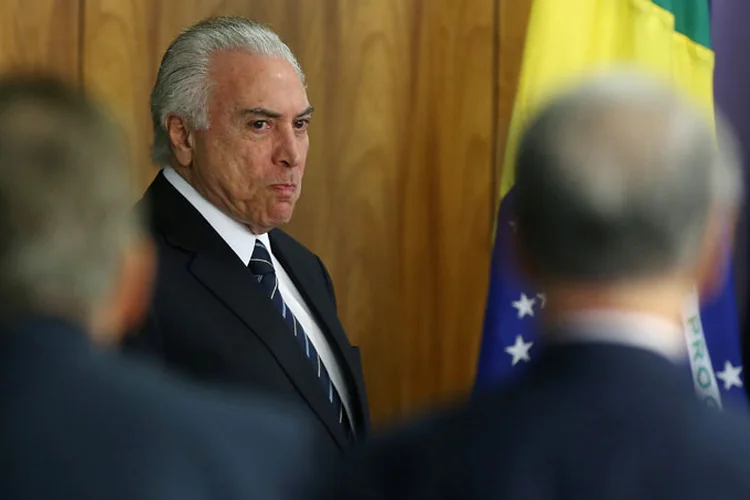 Michel Temer: "As pessoas às vezes entram em disputas e tentam desarmonizar poderes do Estado" (REUTERS/Adriano Machado/Reuters)