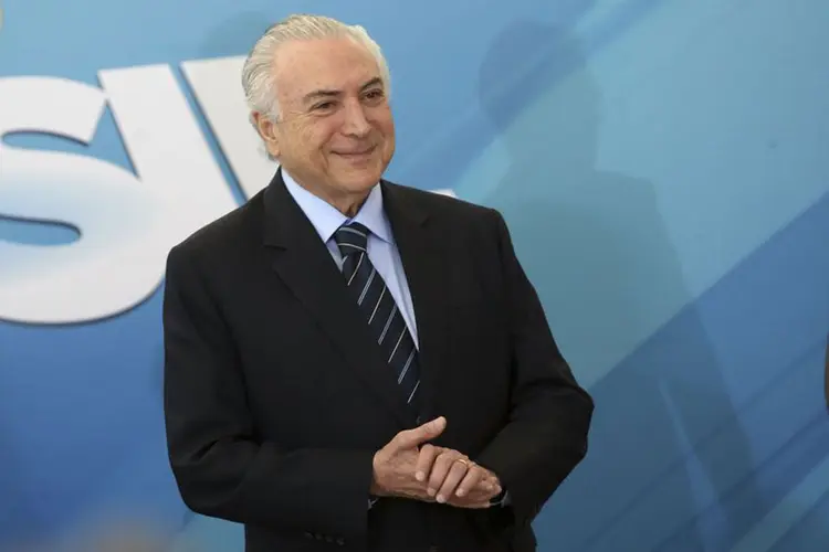 Michel Temer: o presidente está acompanhando a votação na Câmara dos Deputados (Antonio Cruz/Agência Brasil)