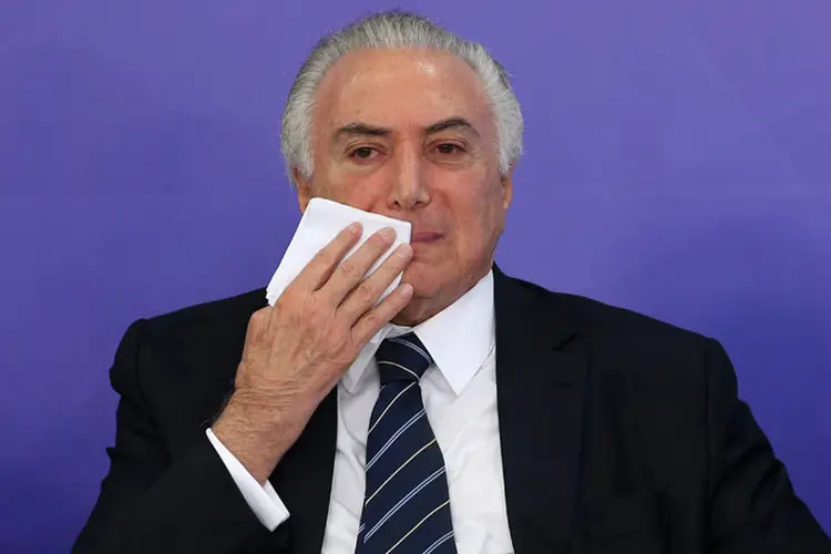 Michel Temer: o presidente foi acusado por Rodrigo Janot por corrupção passiva (REUTERS/Adriano Machado/Reuters)