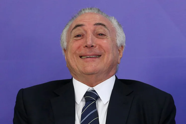 Temer: apesar das dificuldades ainda enfrentadas, o presidente está otimista (REUTERS/Adriano Machado/Reuters)