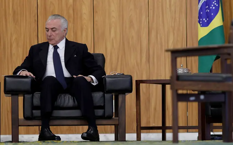 Michel Temer: fora do país, em reunião do G-20 (Ueslei Marcelino/Reuters)