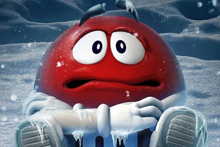 M&M's: Vermelho pede ao público para não assistir GoT (M&M's/Reprodução)