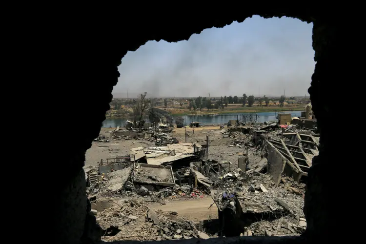 Mosul, no Iraque, depois da queda do Estado Islâmico (Thaier Al-Sudani/Reuters)