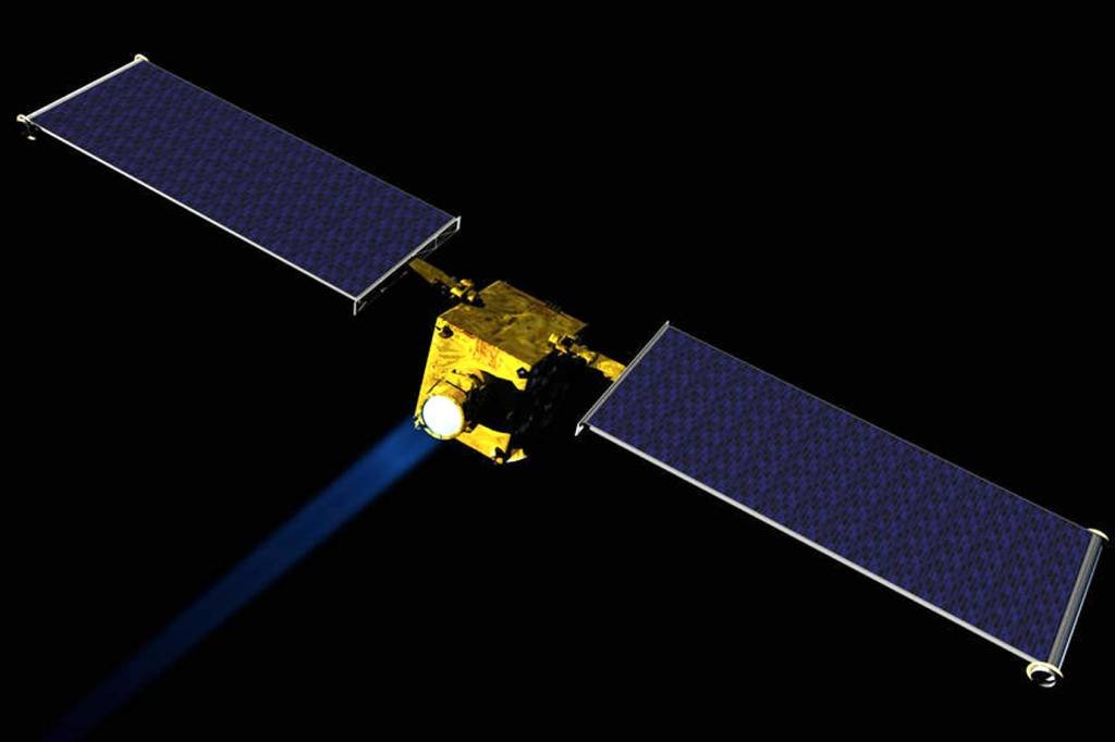 DART: o satélite é do tamanho de uma geladeira (Nasa/JHUAPL/Divulgação)