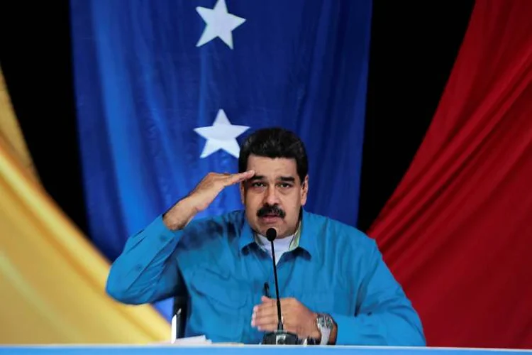 Maduro: segundo Moncada, a embaixada americana anunciou "outra onda de violência" (Miraflores Palace/Reuters)