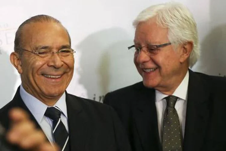 PADILHA E MOREIRA FRANCO: investigados na Operação Lava Jato, os dois ministros são os auxiliares mais próximos do presidente Michel Temer / Marcelo Camargo/Agência Brasil (Marcelo Camargo/Agência Brasil)