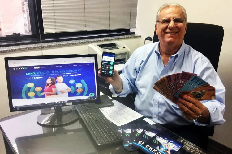 Permínio Moreira, do Ekko: empresário de 68 anos de idade que já fez de tudo um pouco - incluindo sua própria fintech (Ekko/Divulgação)