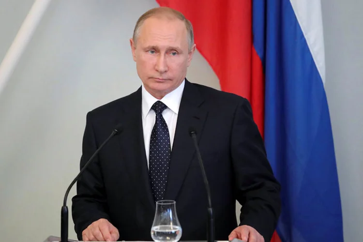 Putin: "Devemos criar aqui uma Meca russa" (Mikhail Klimentyev/Reuters)