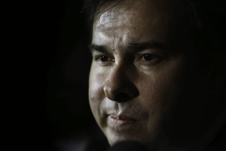 Rodrigo Maia: "Com esse sistema eleitoral de agora, o distritão, não é bom" (Fabio Rodrigues Pozzebom/Agência Brasil)