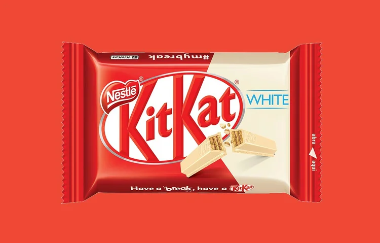 Novo KitKat White: versão com chocolate branco chega ao Brasil (Nestlé/Divulgação)