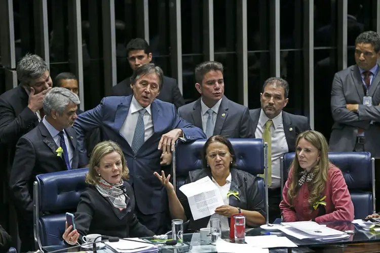 Senado: a denúncia tinha como alvo Fátima Bezerra, Gleisi Hoffmann, Ângela Portela, Regina Souza, Lídice da Mata e Vanessa Grazziotin (Marcelo Camargo/Agência Brasil)