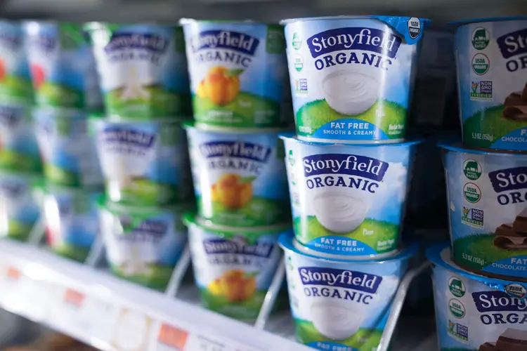 Stonyfield: a Lactalis é dona da Parmalat no mundo e, no Brasil, das marcas Batavo e Elegê (Stonyfield/Divulgação)