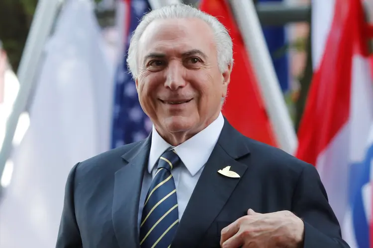 Temer: segundo a Eurasia, o presidente dever conseguir os votos para continuar no cargo (Wolfgang Rattay/Reuters)