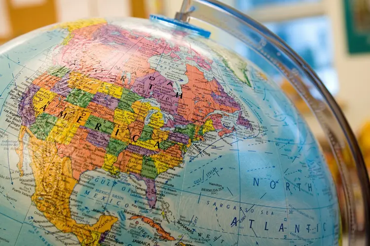 Mapa múndi: seguro viagem para os Estados Unidos são mais baratos. (Ingram Publishing/Thinkstock)