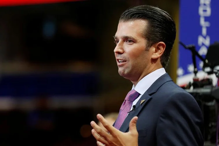 Trump Jr.: os dois painéis investigam se a campanha de Trump estaria envolvida com a interferência russa na eleição (Mark Kauzlarich/Reuters)