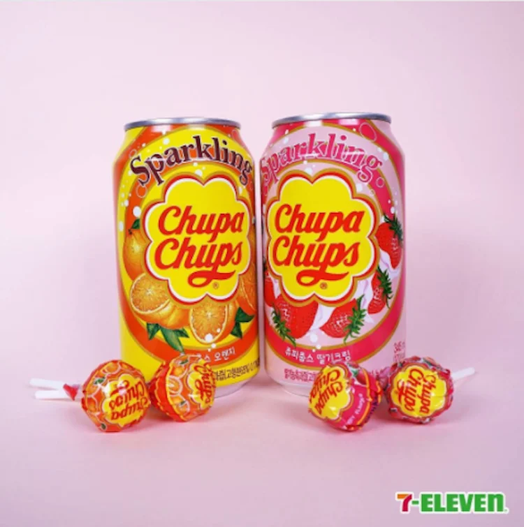 Chupa Chups em versão refrigerante: lançamento na Coreia do Sul (Chupa Chups/Reprodução)