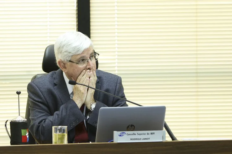 Rodrigo Janot: encontro entre advogados não contava na agenda oficial do procurado-geral (Marcelo Camargo/Agência Brasil)