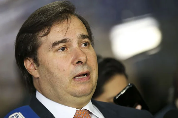 Rodrigo Maia: presidente da Câmara disse ainda que irá trabalhar para tentar votar nesta semana um requerimento de urgência para o projeto da reoneração (Marcelo Camargo/Agência Brasil)