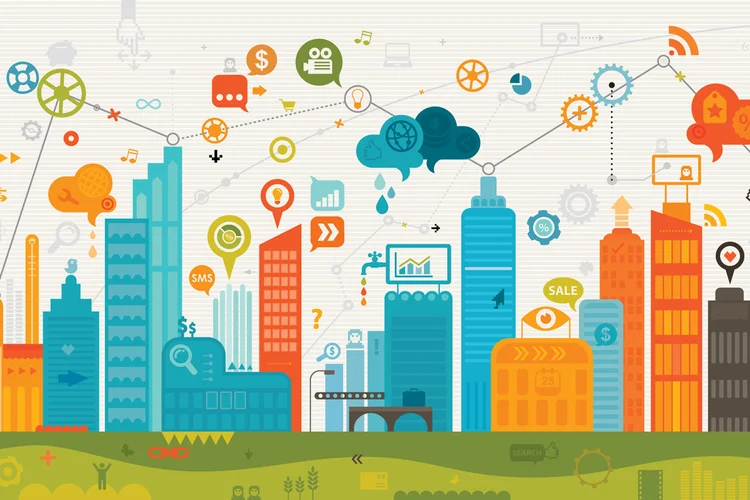 Áreas urbanas: infraestrutura totalmente digitalizada e eletrificada é a chave para o desenvolvimento eficiente e sustentável (DrAfter123/Getty Images)