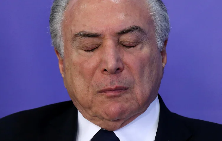 Temer: ainda não está definido, segundo a fonte, se ele será acusado por obstrução de investigações e organização criminosa (Adriano Machado/Reuters)