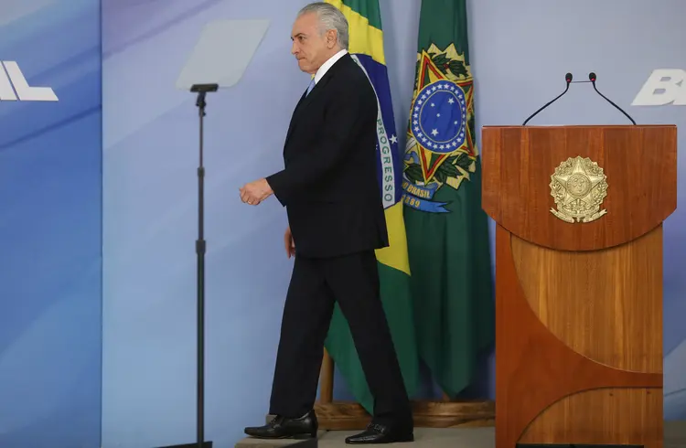 Temer: o presidente ficou frustrado com alguns parlamentares que não lhe deram o apoio prometido (Adriano Machado/Reuters)
