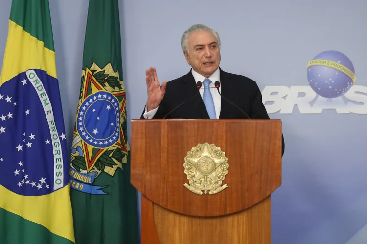 Michel Temer: originalmente, a meta de déficit estava fixada em R$ 139 bilhões para este ano (Adriano Machado/Reuters)