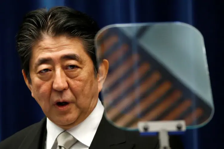 Shinzo Abe: líder conservador já assinou 21 sentenças de morte durante seu governo no Japão (Kim Kyung-hoon/Reuters)