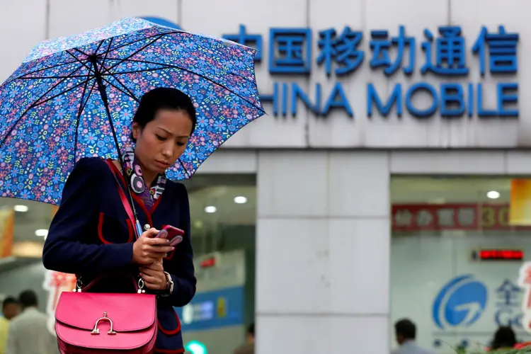 China Mobile: é a maior operadora de telefonia móvel do mundo em número de assinantes (Aly Song/Reuters)