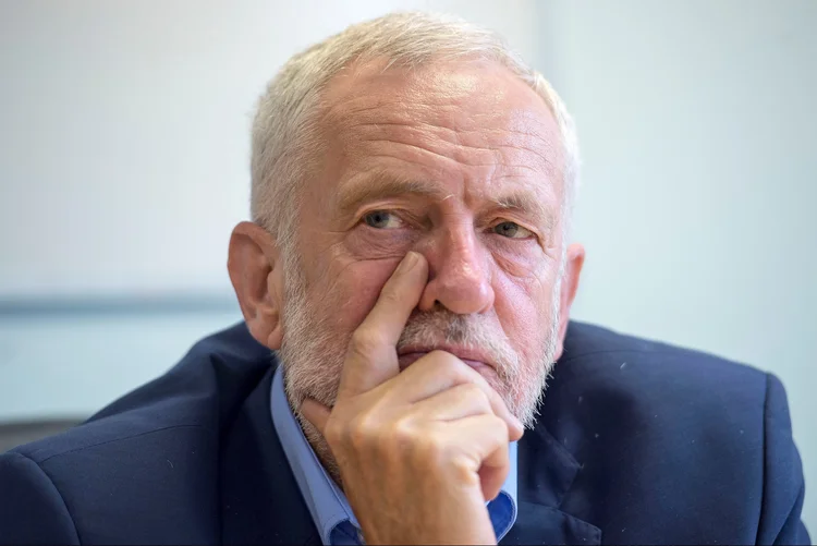 Jeremy Corbyn: depois de um longo silêncio, o grande defensor de Hugo Chávez condenou, há menos de um mês, a "violência de todas as partes na Venezuela" (Victoria Jones/Pool/Reuters)