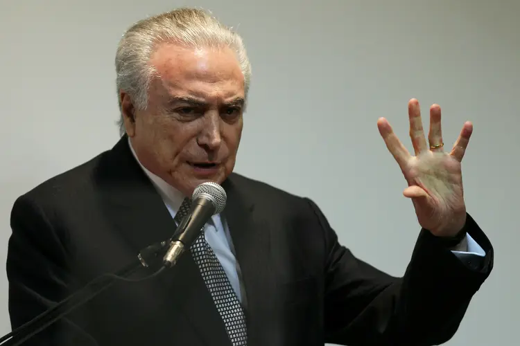 Temer: "é inadmissível que brasileiros se joguem contra brasileiros", afirmou o presidente (Paulo Whitaker/Reuters)