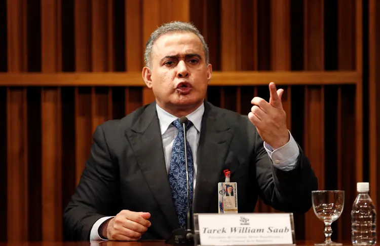 Tarek Saab: segundo ele, a ex-procurador Ortega o "engavetou" as investigações supostamente para "desviar" as averiguações (Andres Martinez Casares/Reuters)