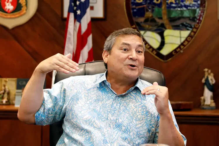 Eddie Calvo: "Guam é tão seguro como Tóquio, Seul ou Taipé" (Erik De Castro/Reuters)