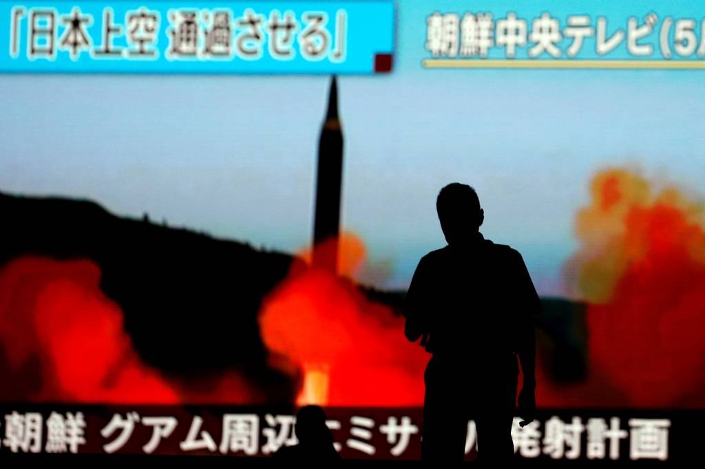 Japão diz que pode derrubar mísseis da Coreia do Norte