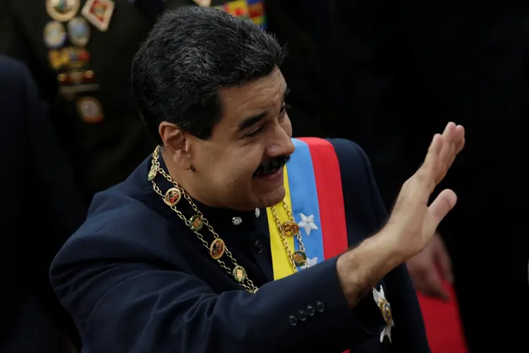 Nicolás Maduro: Constituinte realizou hoje sua terceira sessão plenária com uma convocação especial que contou com a presença do presidente (Ueslei Marcelino/Reuters)