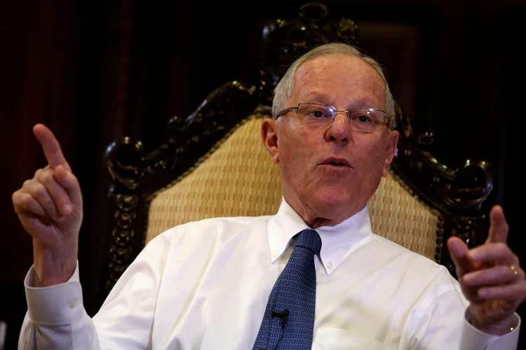 Pedro Pablo Kuczynski: de acordo com a lei peruana, Kuczynski não pode ser acusado até que conclua seu mandato, em 2021 (Mariana Bazo/Reuters)