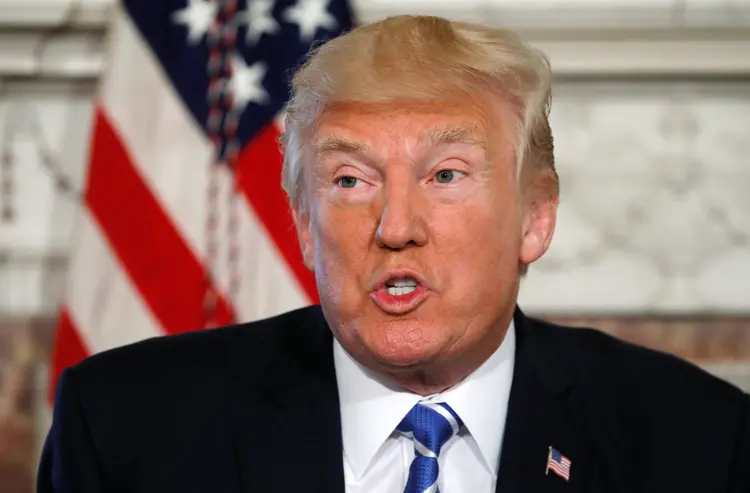 Trump: a presidente da Assembleia classificou como "covardes, insolentes e infames" as declarações do americano (Jonathan Ernst/Reuters)