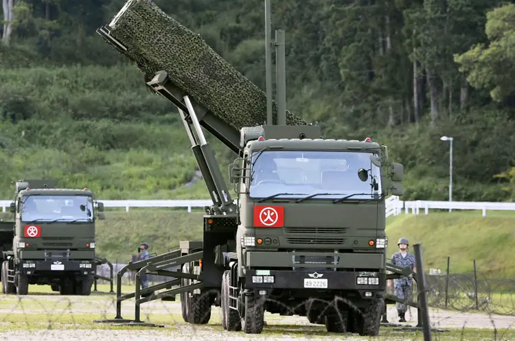 Japão: a Coreia do Norte ameaçou bombardear os arredores da ilha de Guam, no Pacífico Ocidental (Kyodo/Reuters)