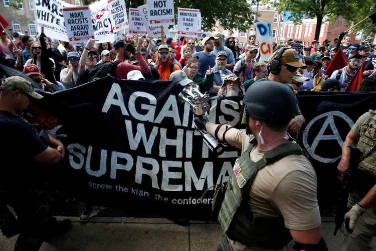 Protestos na cidade de Charlottesville no final de semana: "as circunstâncias e a informação que rodeiam o ato mudaram" (Joshua Roberts/Reuters)