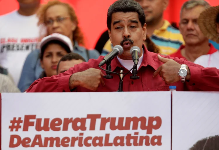 Maduro: o presidente da Venezuela pediu a Trump que "engula suas palavras de ódio e de guerra" (Ueslei Marcelino/Reuters)