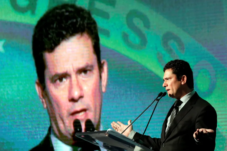 Moro: disse estar especialmente preocupado com retrocessos no combate à corrupção no Brasil (Paulo Whitaker/Reuters)