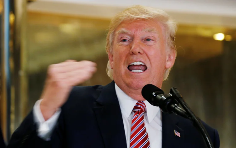 Trump: o presidente afirmou que o governo precisa cortar o acesso de grupos extremistas à internet (Kevin Lamarque/Reuters)