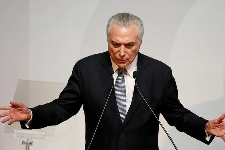 Michel Temer: "um debate franco sobre o Brasil exige reconhecer que os últimos anos têm sido desafiadores, mas que agora o Brasil tem rumo", disse o presidente (Leonardo Benassatto/Reuters)