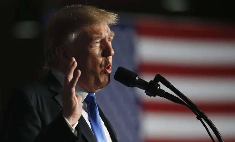 Donald Trump: o presidente dos EUA disse que retirar as tropas teria efeitos "inaceitáveis" (Joshua Roberts/Reuters)