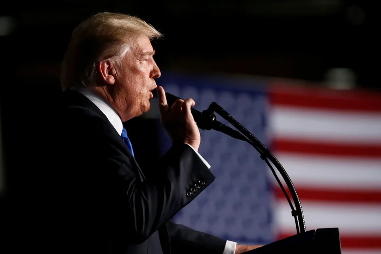 Donald Trump: EUA busca aniquilar a Coreia do Norte (Joshua Roberts/Reuters)